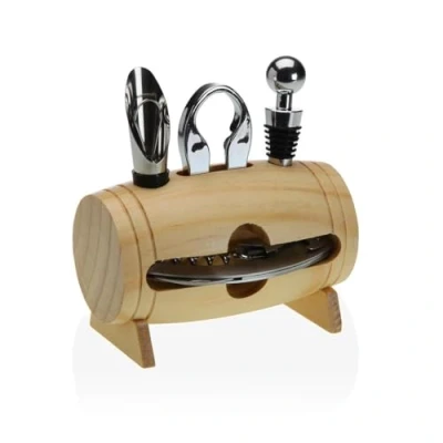 Afbeelding van Set van Wijn Accessoires Versa Staal