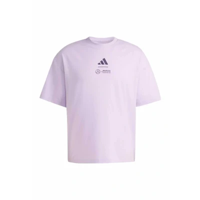 Afbeelding van adidas Homme MERCEDES AMG PETRONAS FORMULA ONE TEAM PREMIUM WOVEN TEE MEN, Powder Plum, S