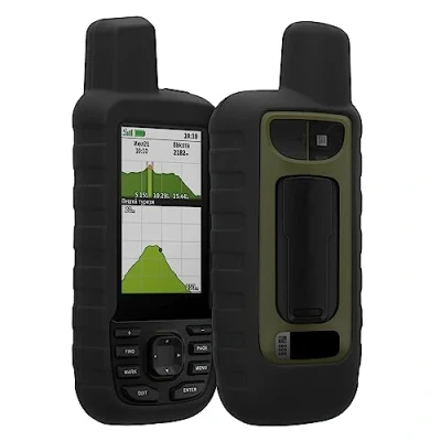 Afbeelding van kwmobile Hoesje geschikt voor Garmin GPSMAP 66sr / 67 Beschermhoes handheld GPS Back cover in zwart
