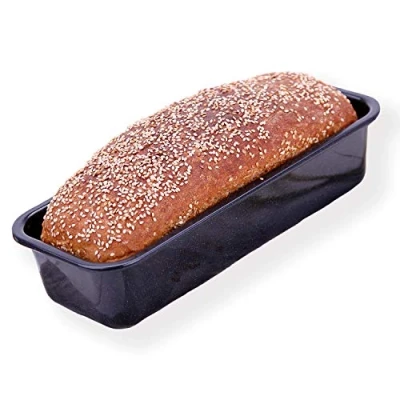 Afbeelding van chg Set 363 02 taartvorm, email, zwart, gespikkeld, 32 x 13 7 cm
