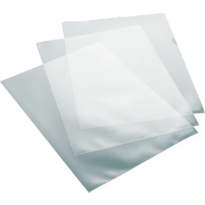 Afbeelding van Insteekmap L model Quantore A4 PP 0.12mm nerf 100 stuks