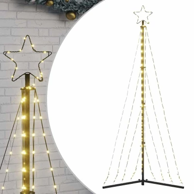 Afbeelding van vidaXL Kerstboomverlichting 339 warmwitte LED&#039;s 182 cm