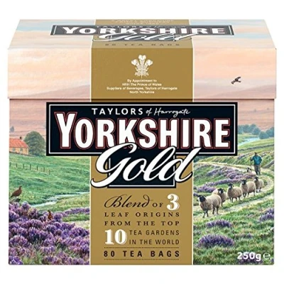 Afbeelding van Yorkshire Tea Goud 80 zakjes 250 g