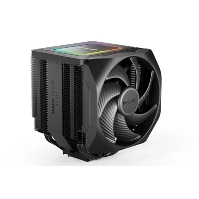 Image de be quiet! Dark Rock Elite Refroidisseur de processeur (pour : LGA1150, LGA1151, LGA1155, LGA1200, LGA1700, AM4, AM5) aluminium avec embase en cuivre 135 mm noir
