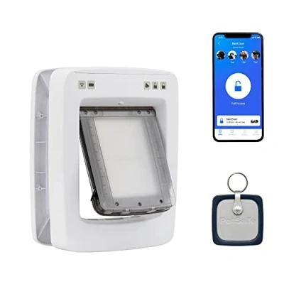 Afbeelding van PetSafe® SmartDoor Connected huisdierenluik wit (maat M) Hondenaccessoires