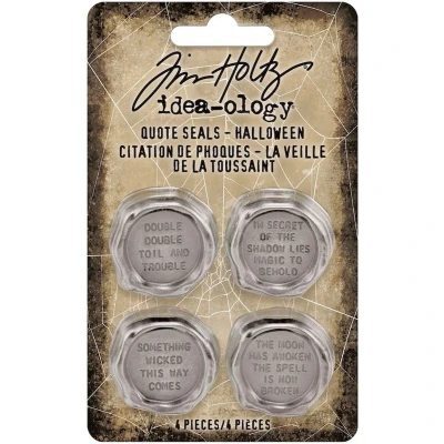 Afbeelding van Idea ology Tim Holtz Halloween Quote Seals (TH94163)