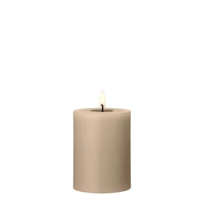 Afbeelding van Ester &amp; Erik LED kaars 10 Cm Donkerbeige