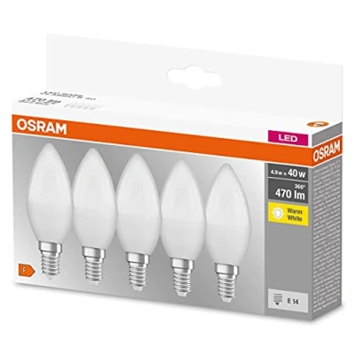 Afbeelding van OSRAM LED lamp NaN: E14 Warm White 27 K 5,5 W vervanger voor 4