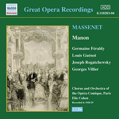 Afbeelding van Chorus And Orchestra Of The Opéra Comique Paris, Elie Cohen Massenet: Manon (2 CD)