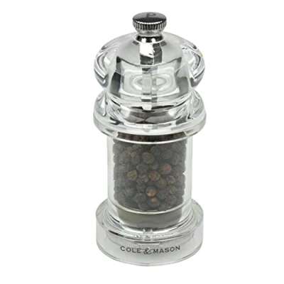 Afbeelding van Cole &amp; Mason H57501P 575 Pepermolen, acryl, 105 mm, Precision+, bevat 1 pepermolen
