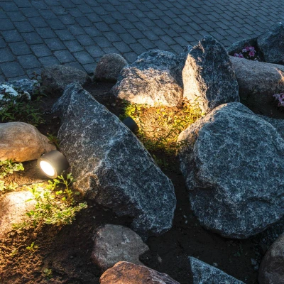 Afbeelding van SLV buiten grondspot Sitra 360 Spike antraciet