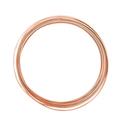 Afbeelding van Vaessen creative Platte aluminiumdraad Parent, oranje koper, 3,5 x 1 mm, 5 m