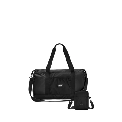 Afbeelding van Larkson Packable Magnus 2IN1 Weekendtas, Maat: One Size, Black