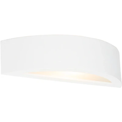 Afbeelding van QAZQA Landelijke wandlamp gips Aurel Novo