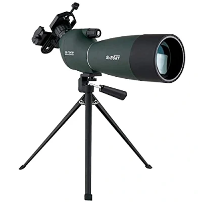 Afbeelding van SVBONY SV28 telescoop met statief, jacht, hoek 25 75 x 70 cm, waterdicht, telefoonadapter, compact, voor schieten, vogels kijken, dieren in het wild