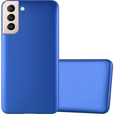 Afbeelding van Cadorabo Hoesje geschikt voor Samsung Galaxy S22 PLUS in METAAL BLAUW Beschermhoes gemaakt van flexibel TPU silicone Case Cover