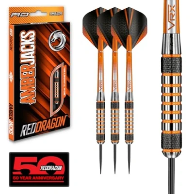 Afbeelding van RED DRAGON Amberjack 7: Steeltip Tungsten Dartpijlen Professioneel 26 gram