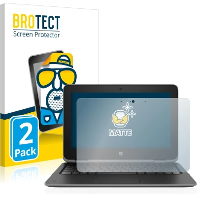 Afbeelding van BROTECT Screenprotector voor HP ProBook x360 11 G3 Folie Beschermfolie matte (2 Stuks)
