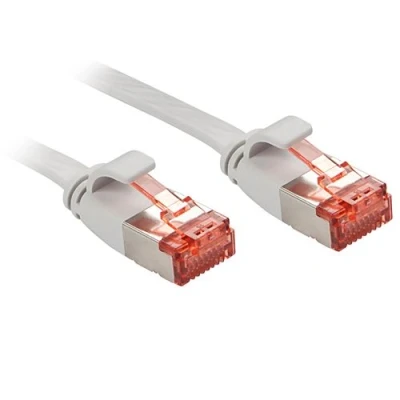 Image de Lindy Cordon de raccordement RJ 45 (M) pour 2 m U / FTP (Paire torsadée blindée) CAT 6 sans halogène crochet gris