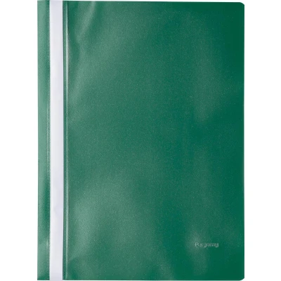 Afbeelding van Pergamy snelhechtmap, ft A4, PP, pak van 25 stuks, groen