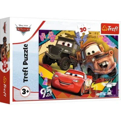 Afbeelding van Trefl 30 Te hard rijdende auto&#039;s / Disney Cars 3