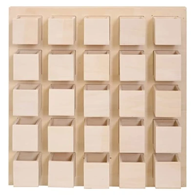 Afbeelding van Artemio Adventskalender vierkant 36x36x7,5 cm