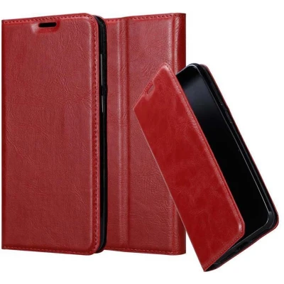 Afbeelding van Cadorabo Hoesje geschikt voor Samsung Galaxy A50 4G / A50s A30s in APPEL ROOD Beschermhoes met magnetische sluiting, standfunctie en kaartvakje Book Case Cover Etui