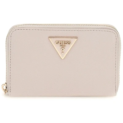 Afbeelding van GUESS Laurel II SLG Portefeuille à fermeture Éclair ivoire Taille M,