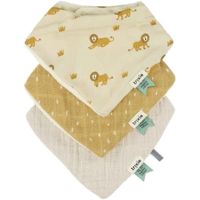 Afbeelding van Trixie Bandana Slab 3 Pack Mix Lively Lion