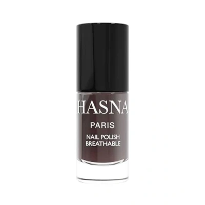 Afbeelding van Hasna Paris Nagellak Halal milieuvriendelijk glanzend en duurzaam eenvoudig aan te brengen 6 ml (rood/zwart)