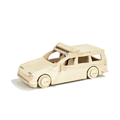 Afbeelding van Pebaro Houten bouwpakket Politieauto 18 x 7 7,5 cm