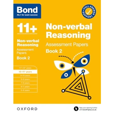 Afbeelding van Bond 11+ Non verbal Reasoning Assessment Papers 10 11 Years Book 2