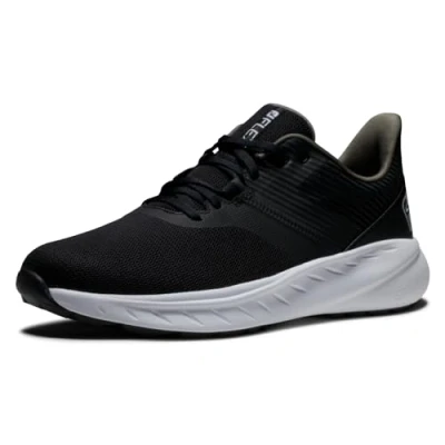 Afbeelding van FootJoy Flex Golfschoenen voor heren, zwart, rood.