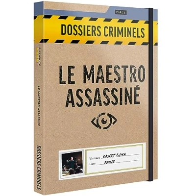 Afbeelding van Criminal Records De vermoorde Maestro: Wie Heeft Ernst Ejna vermoord? Bordspel Escape Game Meeslepend en Collaboratief Onderzoeksspel, 1 6 Spelers