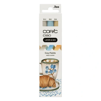 Image de Copic Ciao Layer &amp; Mix Cozy Palette jeu de marqueurs (3 pièces)