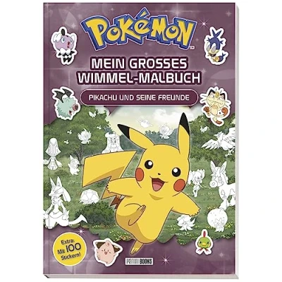 Afbeelding van Pokémon: Mein großes Wimmel Malbuch Pikachu und seine Freunde