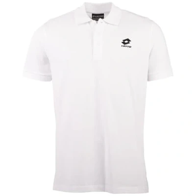 Afbeelding van Lotto 1124003 Polo pour homme, coupe droite Blanc vif Taille M