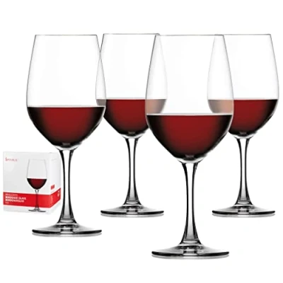 Afbeelding van Spiegelau &amp; Nachtmann, Winelovers 4090177 glazen, 580 ml, bordeaux, transparant, 4 stuks