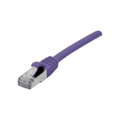 Image de CORDON PATCH RJ45 S/FTP CAT 6a LSOH Snagless Violet 0,50m