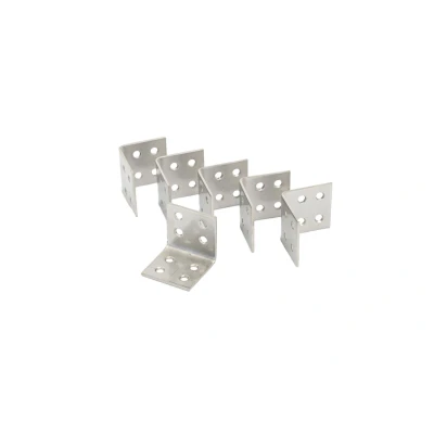 Afbeelding van Wovar Schutting Hoekjes 40 x mm RVS Tuinscherm Beslag 6 Stuks