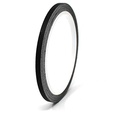 Afbeelding van Decoratief tape voor auto, motorfiets, boot, modelbouw, vele kleuren, lengte 10 m (mat zwart, 4 mm)