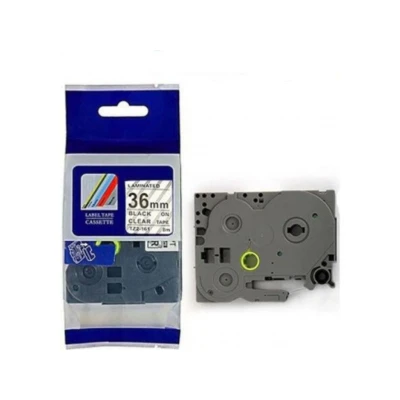 Afbeelding van Brother TZe M61 Tape Zwart op transparant (36 mm)