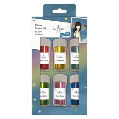 Afbeelding van Glitter Shaker Set (6pk) Santoro