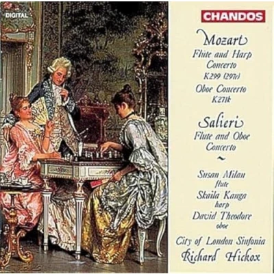 Afbeelding van David Theodore, Skaila Kanga, City Of London Sinfonia Mozart: Flute &amp; Harp Concerto · Oboe Concerto/Salieri: (CD)