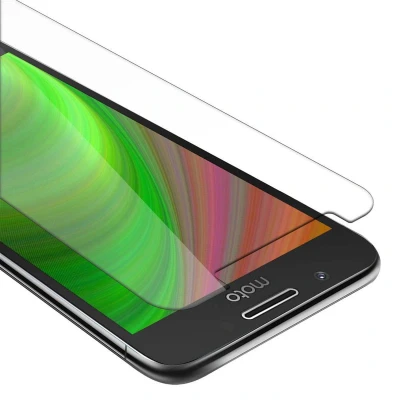 Afbeelding van Cadorabo Screenprotector geschikt voor Motorola MOTO G5 Pantser film Beschermende in KRISTALHELDER Geharde (Tempered) display beschermglas 9H hardheid met 3D Touch