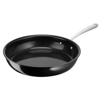 Afbeelding van Lagostina Desideria Pan met antiaanbaklaag, 30 cm, krasbestendige titanium coating, snel en gelijkmatig koken, thermo signaaltechnologie, geschikt voor alle warmtebronnen, inclusief inductie