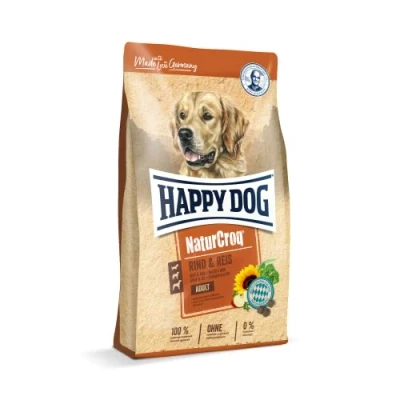 Afbeelding van 2x15kg Rund &amp; Rijst Happy Dog NaturCroq Hondenvoer