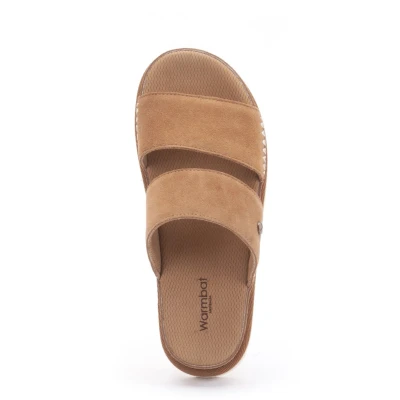 Afbeelding van Warmbat Weerona Women Suede Dames Sandalen Bruin