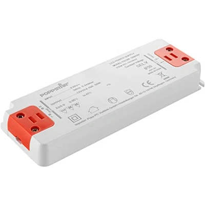 Afbeelding van Poppstar Slim Trafo 12 V (voor 0,5 tot 50 watt leds) Ultra Vlakke LED transformator 230 AC / DC 4,16 A