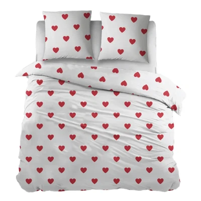 Afbeelding van Snoozing Aurelie Dekbedovertrek Tweepersoons 200x200/220 cm Rood